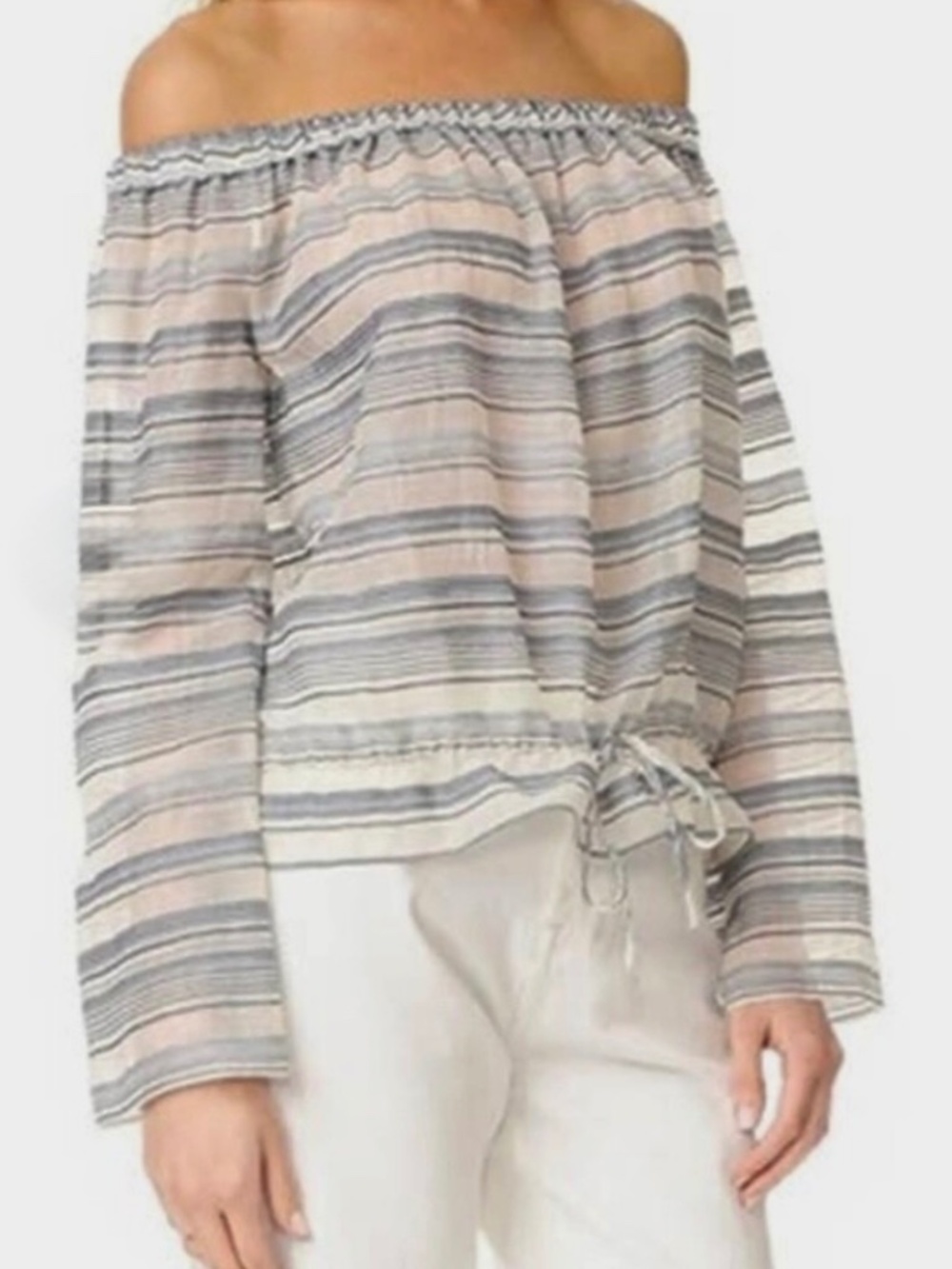 Theory Odettah Off The Shoulder Top
